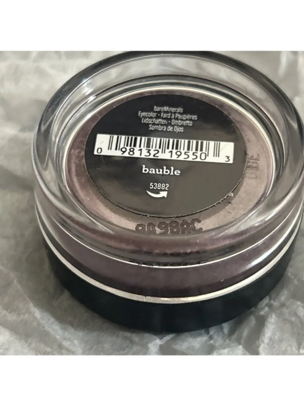 bareMinerals Bauble (plum) Eyeshadow Eye Shadow Color .02oz Full Size Sealed